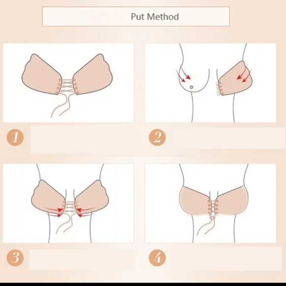 Adhesive Push Up Bra - Picture 3 of 9